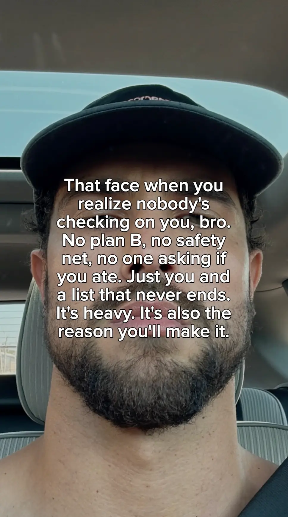 Vertical reel made with Rymate — quote text over b-roll footage (example 9)