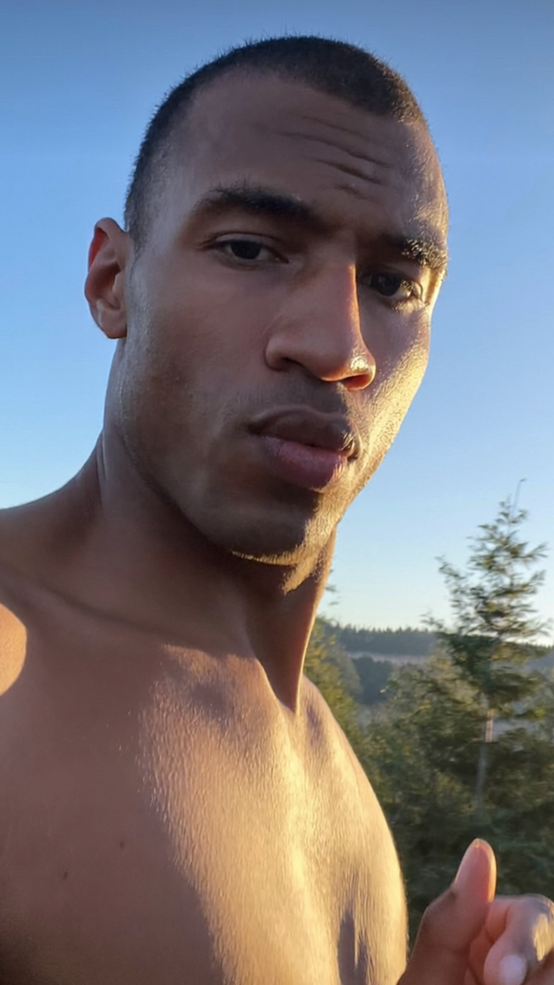 Raw b-roll frame before any text is added